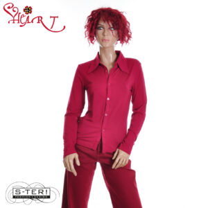 W26.14 HEART MIMAS BLOUSE HK054 BVS W50 cherry