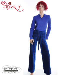 W26.11 HEART SHIMIA TROUSERS HG099 RNK B04 BLUE