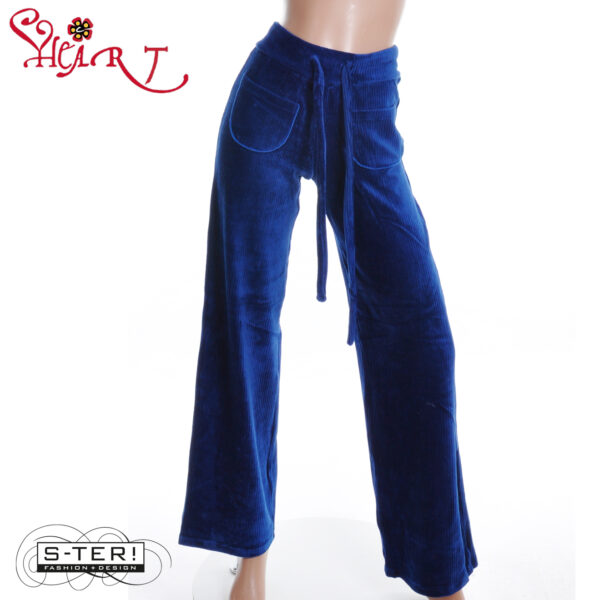 W26.11 HEART SHIMIA TROUSERS HG099 RNK B04 BLUE - Afbeelding 6