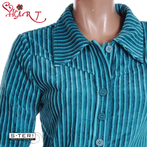 W26.4 HEART SIDNEY JACKET FA002 RSK B10 PETROL - Afbeelding 3