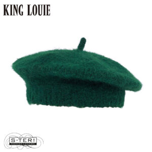 W9.59 King Louie BERET POSH 09881 BOTANICAL GREEN/EVENING BLUE