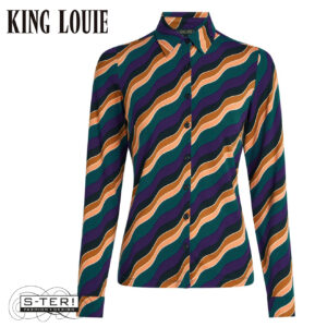 W9.24 King Louie BLOUSE RAZZLE 10104 DRAGONFLY GREEN
