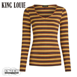 W9.29 King Louie CARICE V TOP EIRA STRIPE 10124 MULTI COLOUR