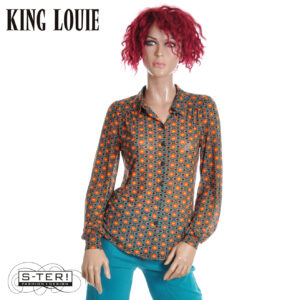 W9.22 King Louie CARINA BLOUSE DUPER MESH 10020 MULTICOLOUR