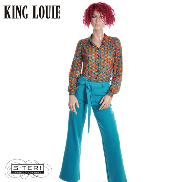 W9.22 King Louie CARINA BLOUSE DUPER MESH 10020 MULTICOLOUR - Afbeelding 4