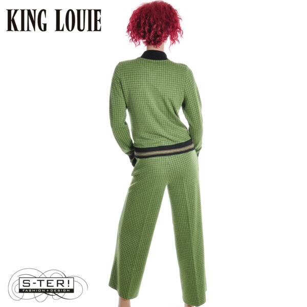 W9.31 King Louie CLEO JACKET IVY CHECK 10153 GUACEMOLE GREEN - Afbeelding 9