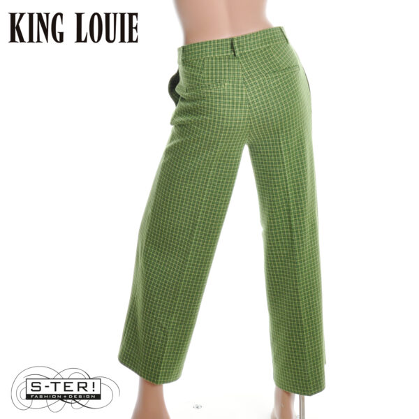 W9.42 King Louie FEDERICA PANTS IVY CHECK 10145 GUACEMOLE - Afbeelding 6