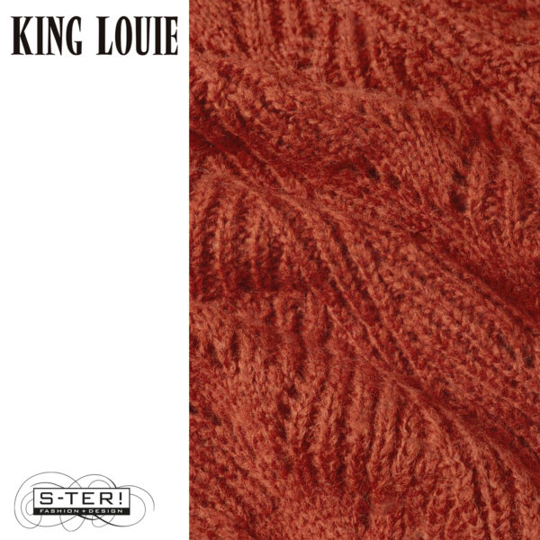 W9.3 King Louie JOANIE RAGLAN TOP ORCIA 09055 SPICY BROWN - Afbeelding 3