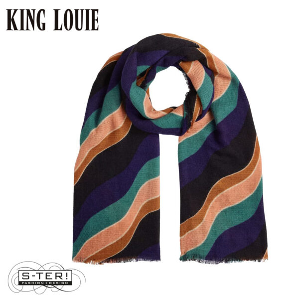 W9.54 King Louie RAZZLE SCARF 09887 evening blue