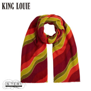 W9.560 King Louie RAZZLE SCARF 09887 RIO RED
