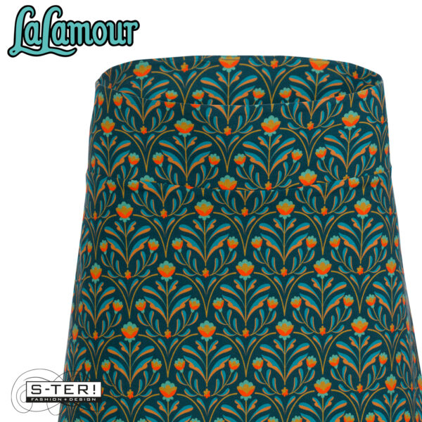 W31.24 Lalamour ESMEE SKIRT LAWI25121 BAROCK FLOWER GREEN - Afbeelding 3