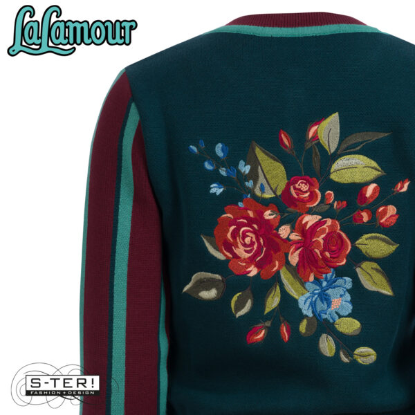 W31.28 Lalamour KNIT WEAR CARDIGAN AUTUMN BOUQUET LAWI25210 - Afbeelding 4