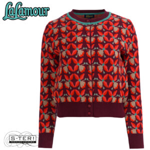 W31.31 Lalamour KNIT WEAR CARDIGAN PORT TILES LAWI25214