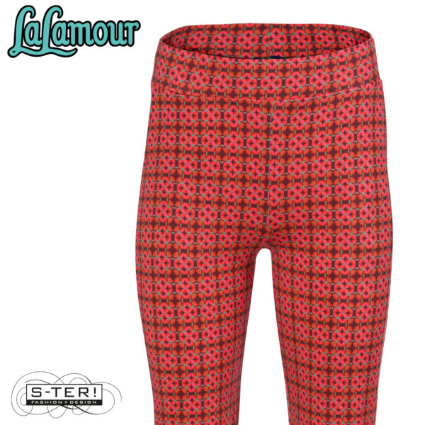 W31.32 Lalamour LIEKE FLARED PANTS LAWI25220 GORGEOUS PORT TILES - Afbeelding 3