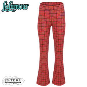 W31.32 Lalamour LIEKE FLARED PANTS LAWI25220 GORGEOUS PORT TILES
