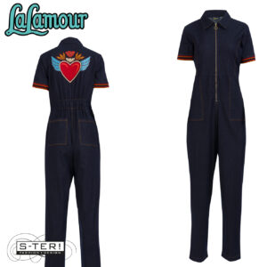 W31.33 Lalamour LILLY JUMPSUIT LAWI25230 DENIM