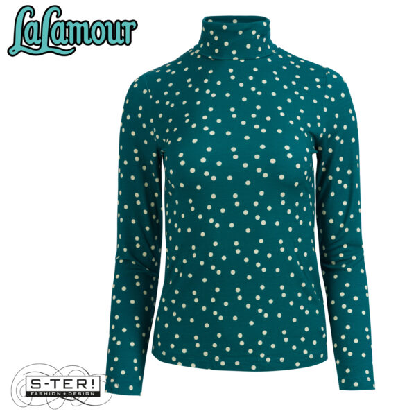W31.35 Lalamour RUBY TOP LS LAWI25373 DOTS