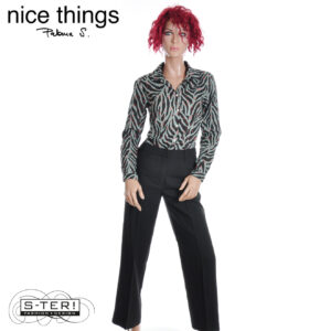 W38.14 Nice Things CLASSIC TAILORED PANTS WWV048 black