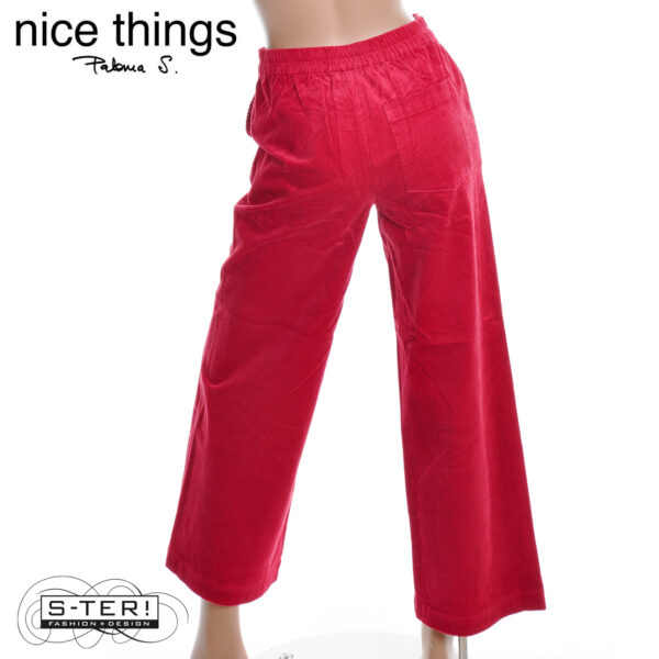 W38.15 Nice Things CORDUROY PANTS WWV016 intense red - Afbeelding 5
