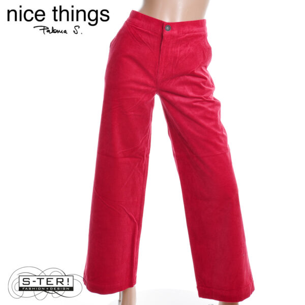 W38.15 Nice Things CORDUROY PANTS WWV016 intense red - Afbeelding 6