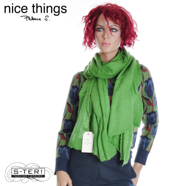 W38.29 Nice Things FOULARD colors WFV021 intense green