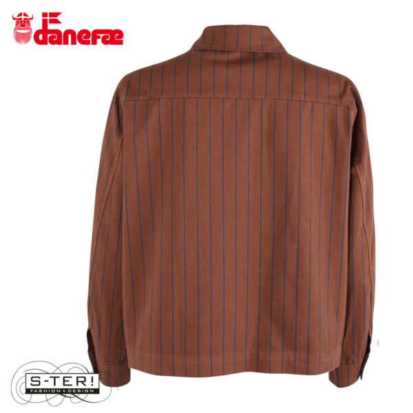 W5.41 danefae DANEPRAIRIE STRETCH CANVAS JACKET DK MERLOT/DK NAVY - Afbeelding 3