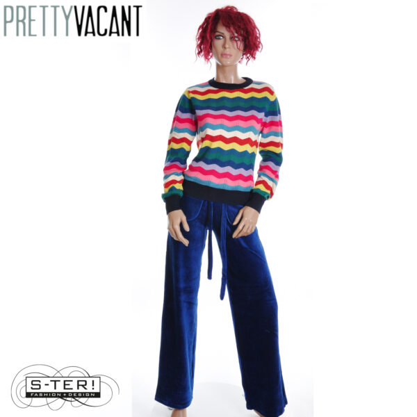 W39.1  PRETTY VACANT BASIC CREW RAINBOW WAVES MULTI - Afbeelding 4