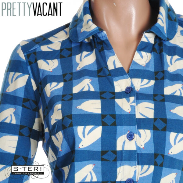 W39.3  PRETTY VACANT FELICE SHIRT BE FREE CHECK - Afbeelding 5