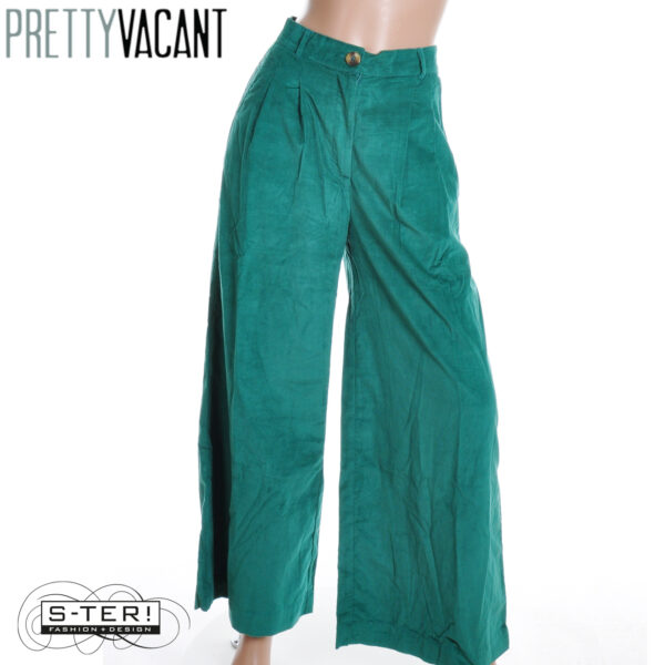 W39.12  PRETTY VACANT SOPHIA TROUSERS GREEN PIN CORD - Afbeelding 5