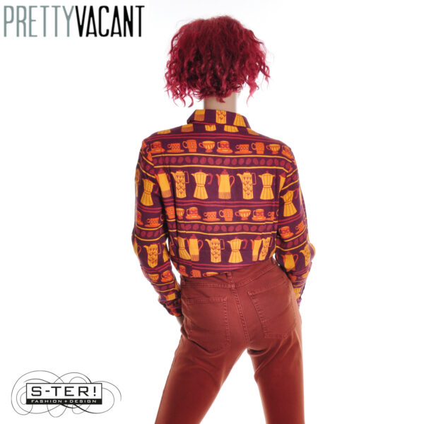 W39.10  PRETTY VACANT WINNIE BLOUSE COFFEE - Afbeelding 2