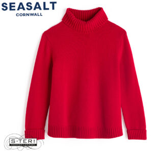 W7.93 Seasalt Cornwall BRAQUE JUMPER CARMINE