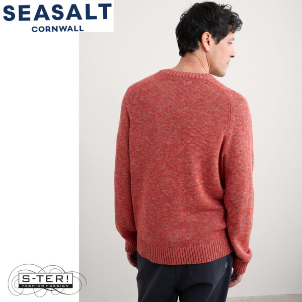 W7.73 Seasalt Cornwall MEN'S NEOT JUMPER BRIDGING JASPER - Afbeelding 3