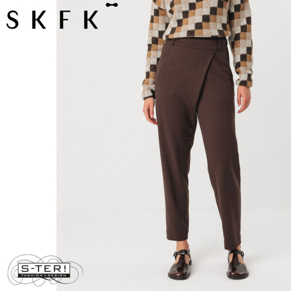W16.35 SKFK  TROUSER EZAMA WTR00565 DARK BROWN - Afbeelding 6
