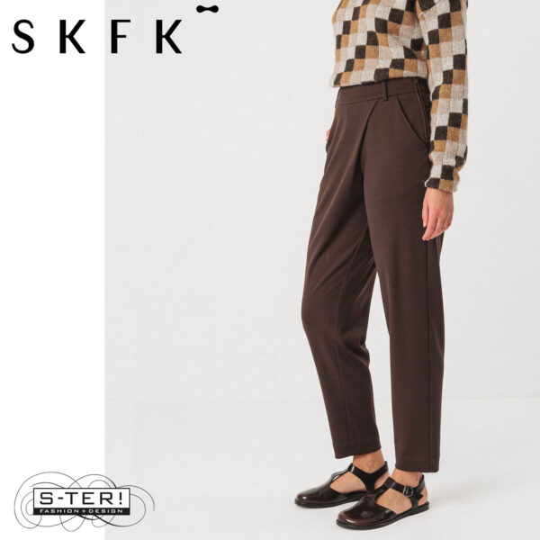 W16.35 SKFK  TROUSER EZAMA WTR00565 DARK BROWN - Afbeelding 5