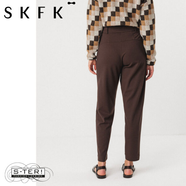 W16.35 SKFK  TROUSER EZAMA WTR00565 DARK BROWN - Afbeelding 4