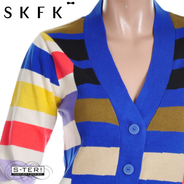 W16.34 SKFK MAIPE GOTS CARDIGAN WSW00769 MULTICOLOUR - Afbeelding 4