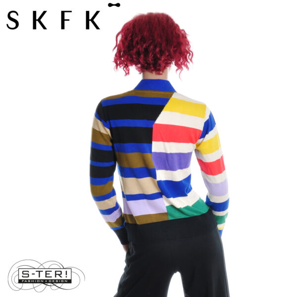 W16.34 SKFK MAIPE GOTS CARDIGAN WSW00769 MULTICOLOUR - Afbeelding 3