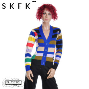 W16.34 SKFK MAIPE GOTS CARDIGAN WSW00769 MULTICOLOUR