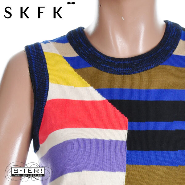 W16.39 SKFK NAIARA GOTS TOP WTS00167 MULTICOLOUR - Afbeelding 3