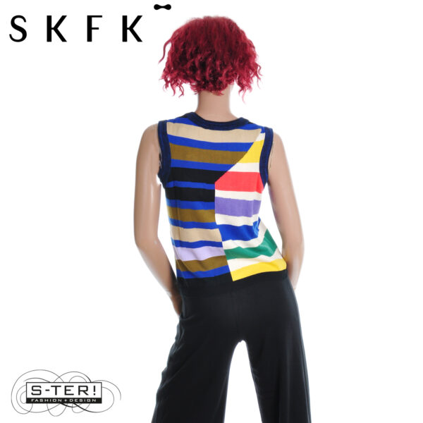 W16.39 SKFK NAIARA GOTS TOP WTS00167 MULTICOLOUR - Afbeelding 2