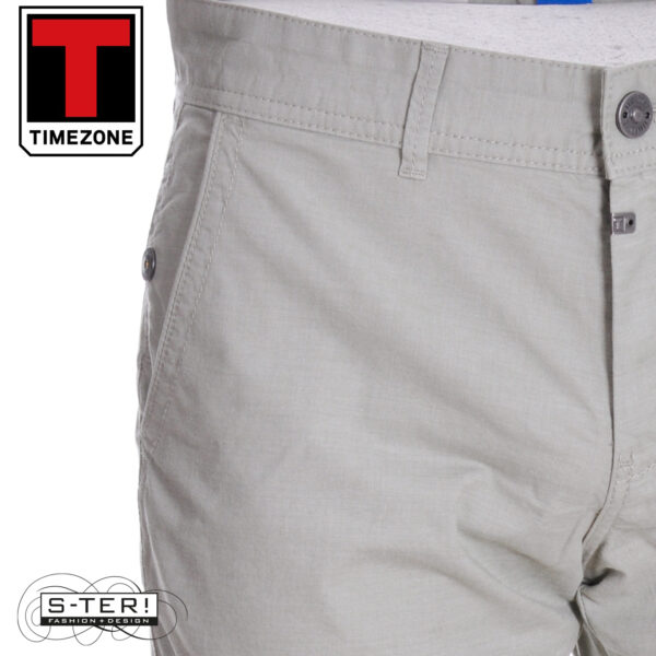 S35.12 Timezone broek REGULAR LUITZ KHAKI - Afbeelding 4