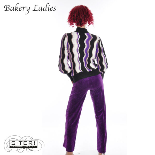 W2.13 Bakery Ladies STRAIGHT PANTS MIRA BL52OCP401 PURPLE RAIN - Afbeelding 2