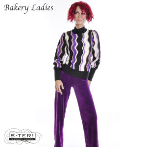 W2.13 Bakery Ladies STRAIGHT PANTS MIRA BL52OCP401 PURPLE RAIN