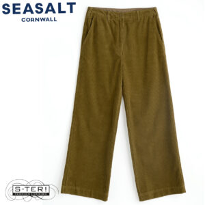 W7.92 Seasalt Cornwall DILLWYN TROUSER BRIGHT OLIVE