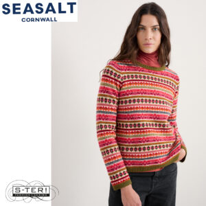 W7.89 Seasalt Cornwall PERCELLA COVE JUMPER SCILLIA ARAN MULTI