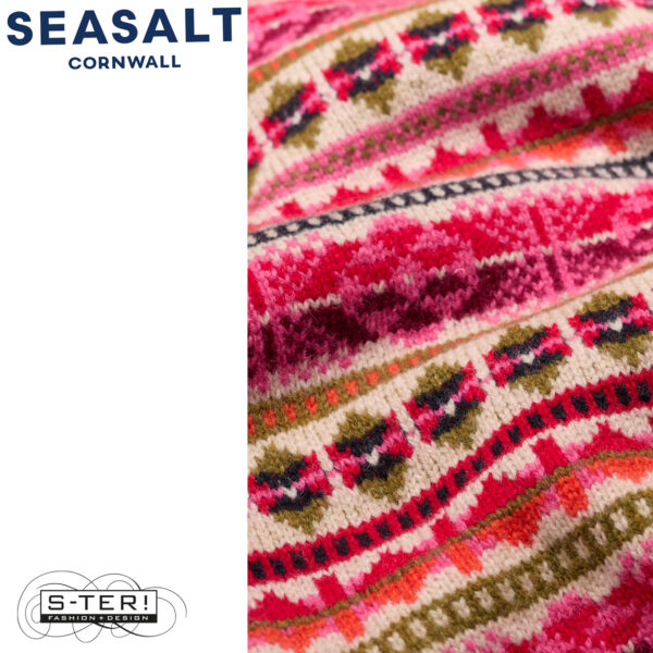 W7.89 Seasalt Cornwall PERCELLA COVE JUMPER SCILLIA ARAN MULTI - Afbeelding 4