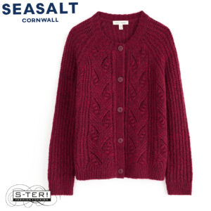 W7.94 Seasalt Cornwall SAND THISTLE CARDIGAN JAM
