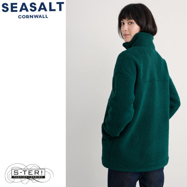W7.87 Seasalt Cornwall BARNALOFT FLEECE VERTE - Afbeelding 3