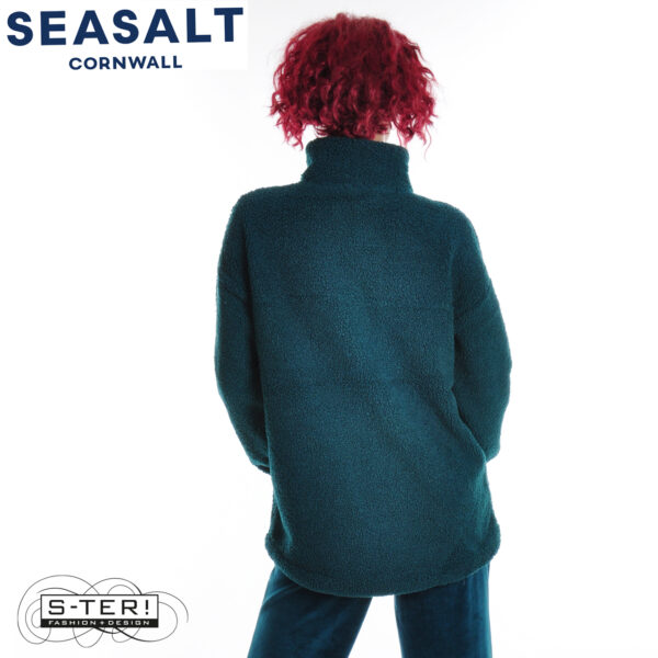 W7.87 Seasalt Cornwall BARNALOFT FLEECE VERTE - Afbeelding 7