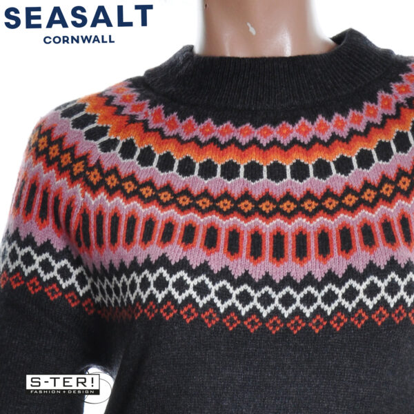 W7.88 Seasalt Cornwall BIRD RING DRESS MAXIMALIST ELDERBERRY ONYX - Afbeelding 8